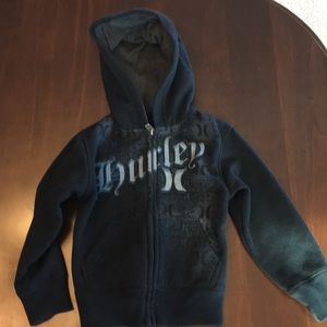 Hurley zip up hoodie sweatshirt